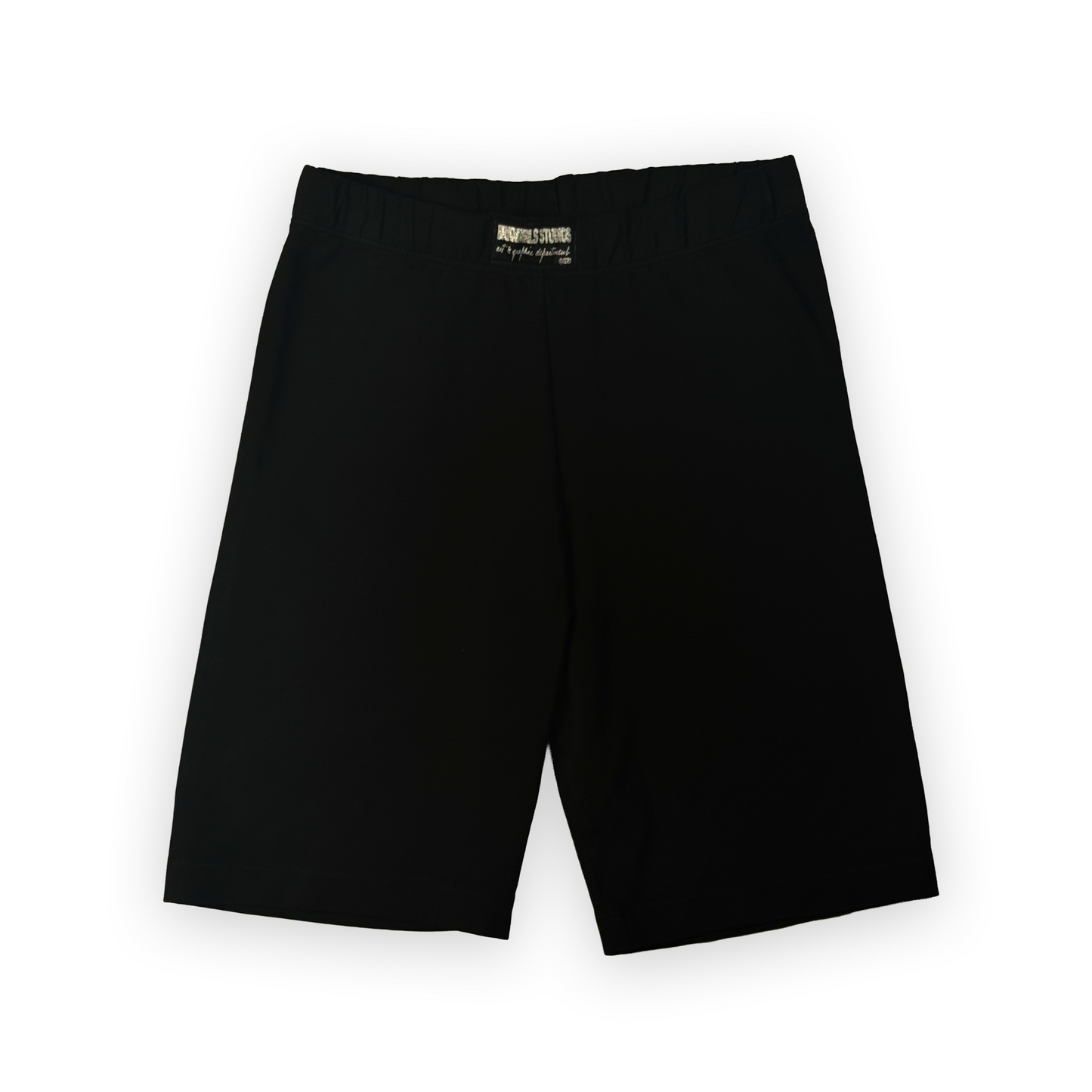 black "biker" shorts