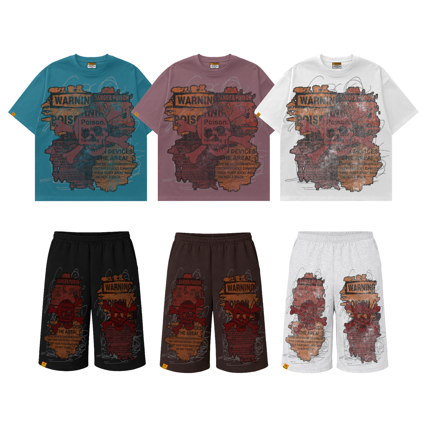 "poison" tee + short bundle