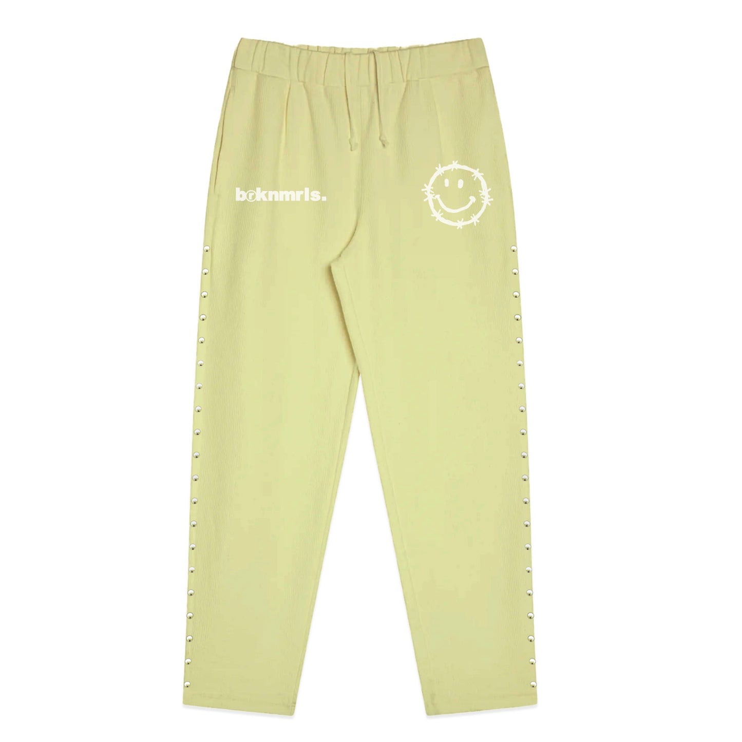 cream "punk" corduroy pants