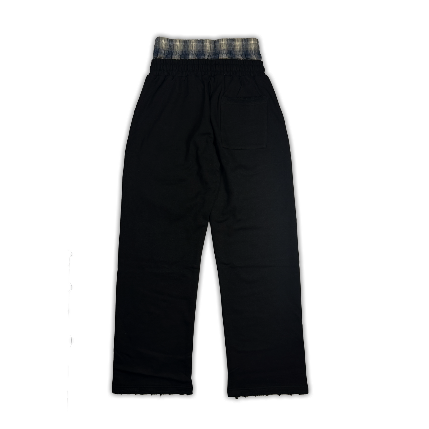 black "sag" sweatpants