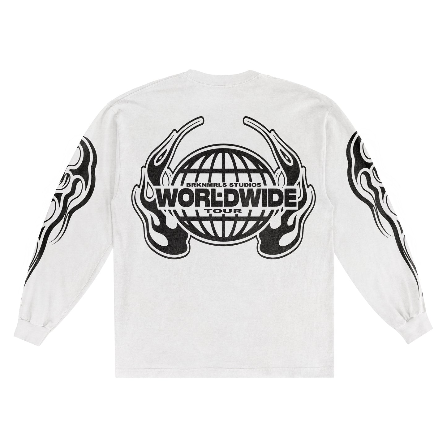 white "world tour" longsleeve