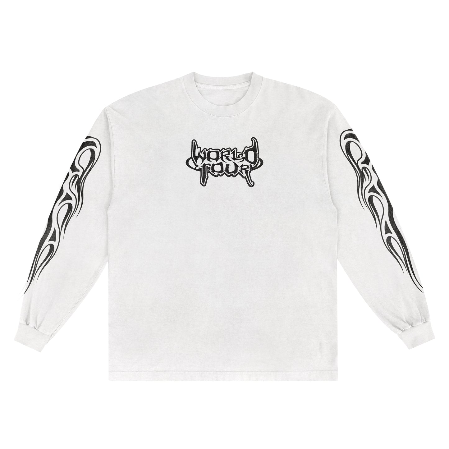 white "world tour" longsleeve