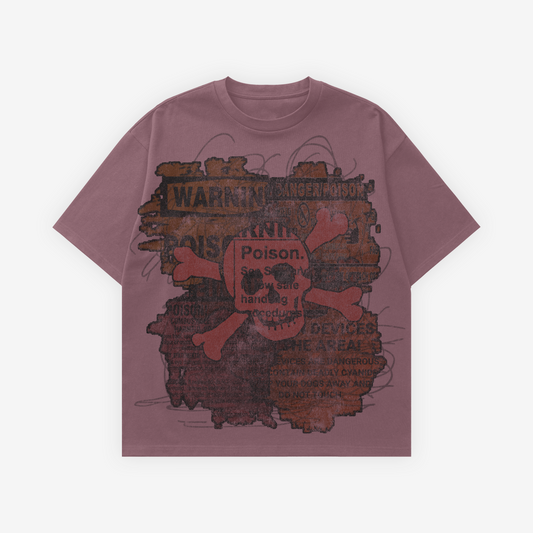 mauve "poison" tee