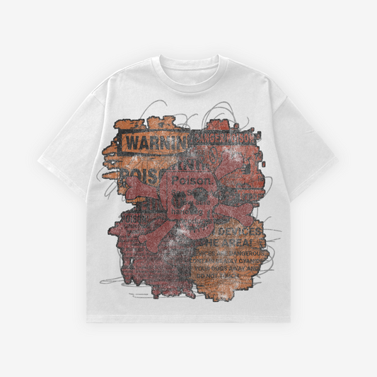 white "poison" tee