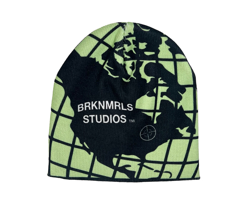 Green "Globe" Beanie