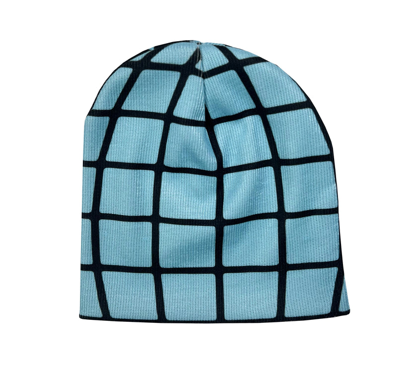 Blue "Globe" Beanie