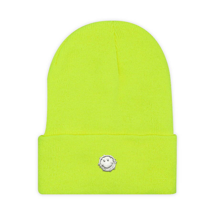 yellow hardware beanie