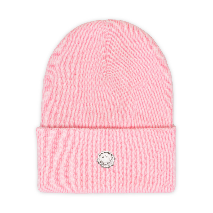 pink hardware beanie
