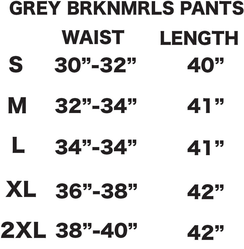 Grey "brknmrls" Sweatpants