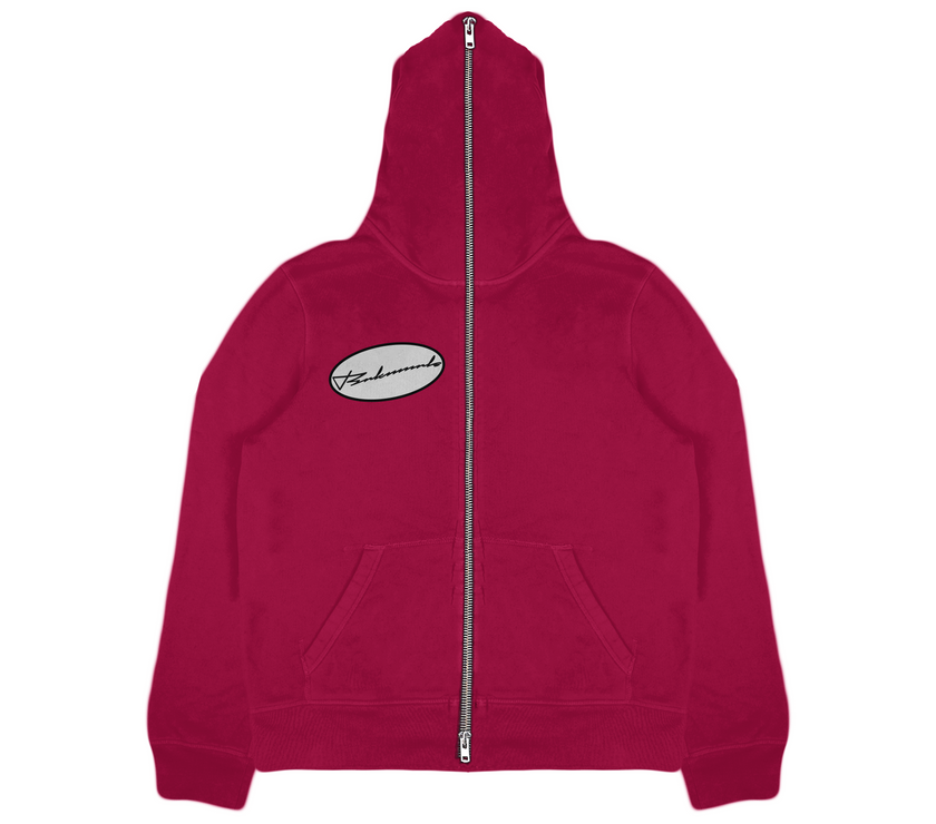 WINE FULL ZIP HOODIE