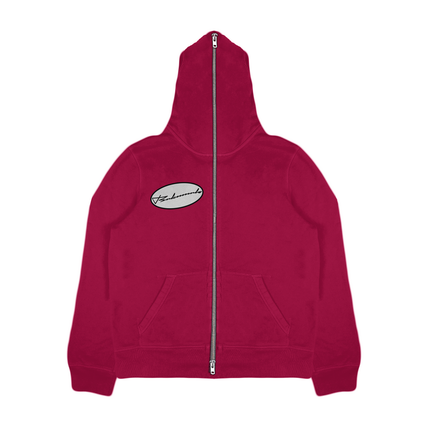 WINE FULL ZIP HOODIE