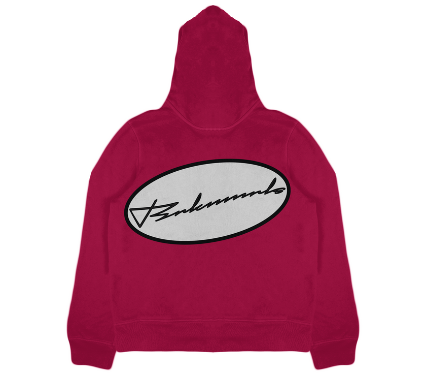 WINE FULL ZIP HOODIE