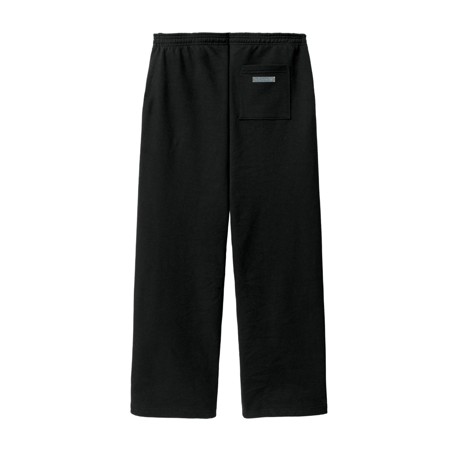 black "hardware" sweatpants