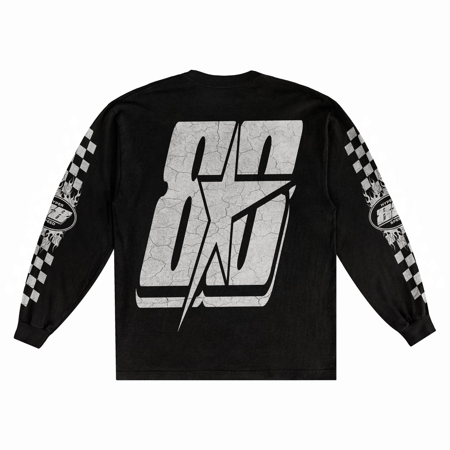 black "nascar" longsleeve