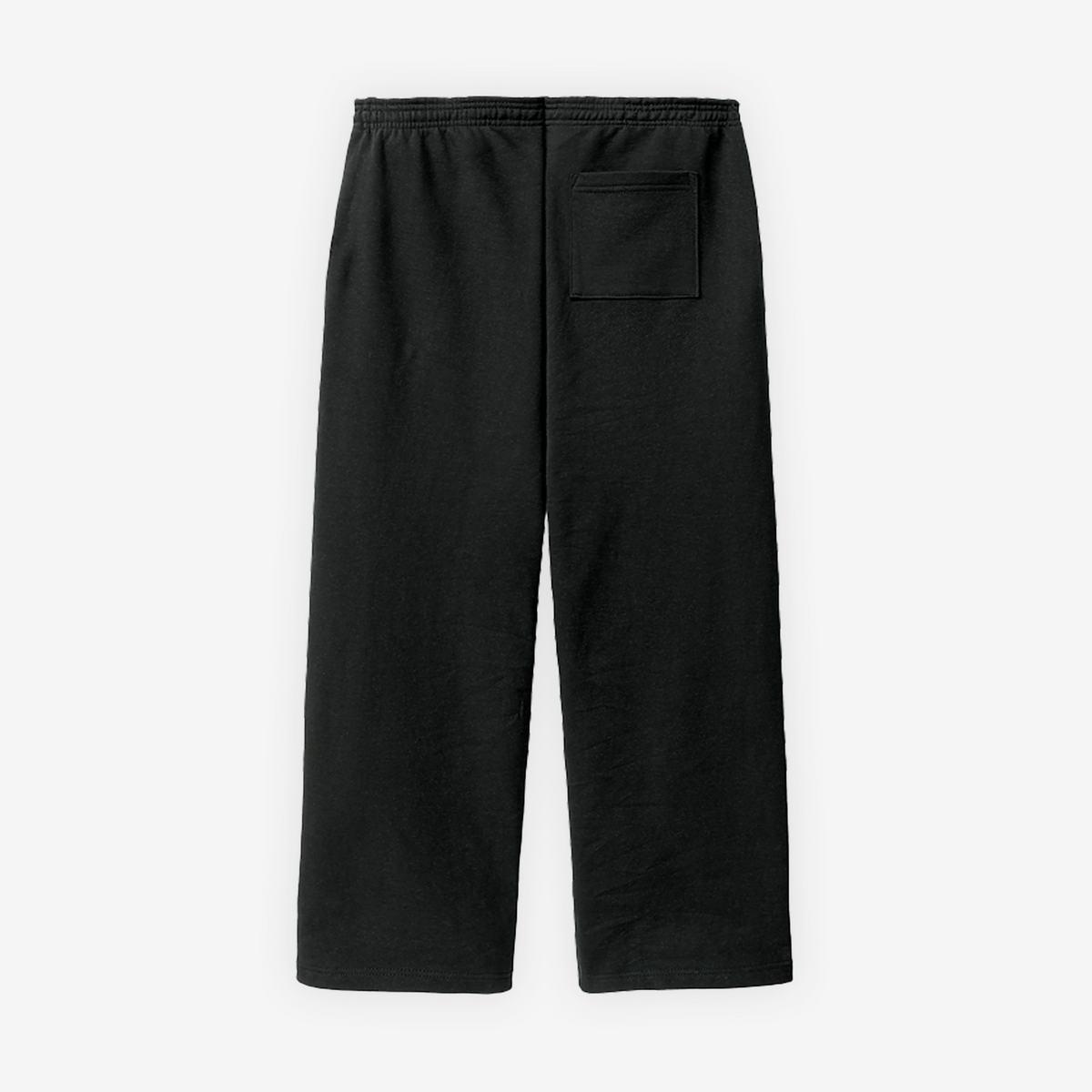 black "hardware" sweatpants