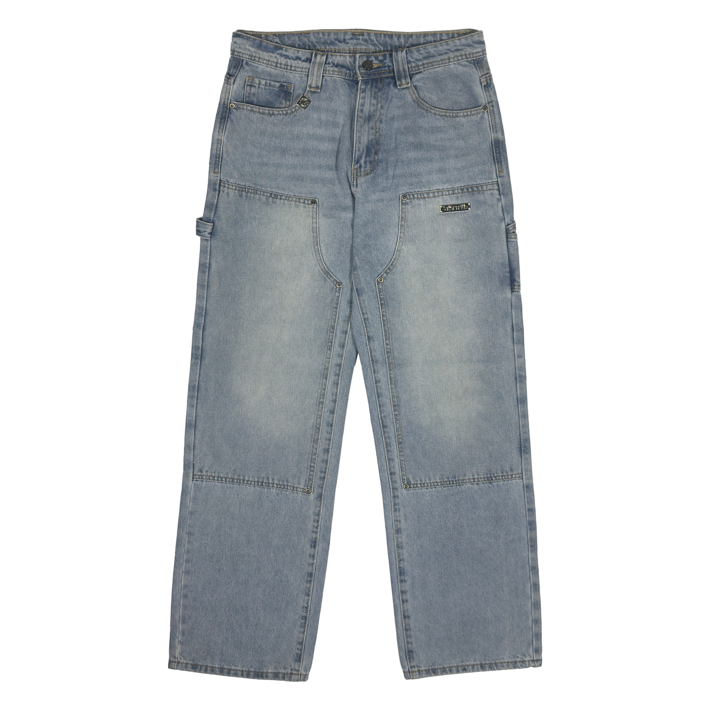 blue "double knee" carpenter jeans