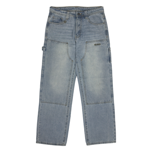 blue "double knee" carpenter jeans