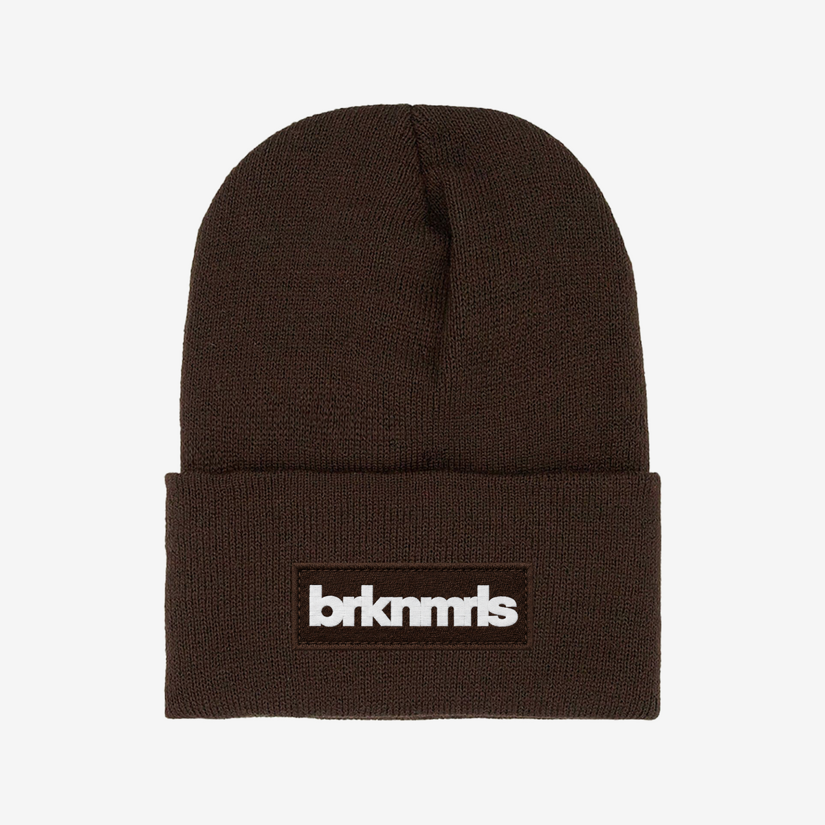 brown brknmrls beanie