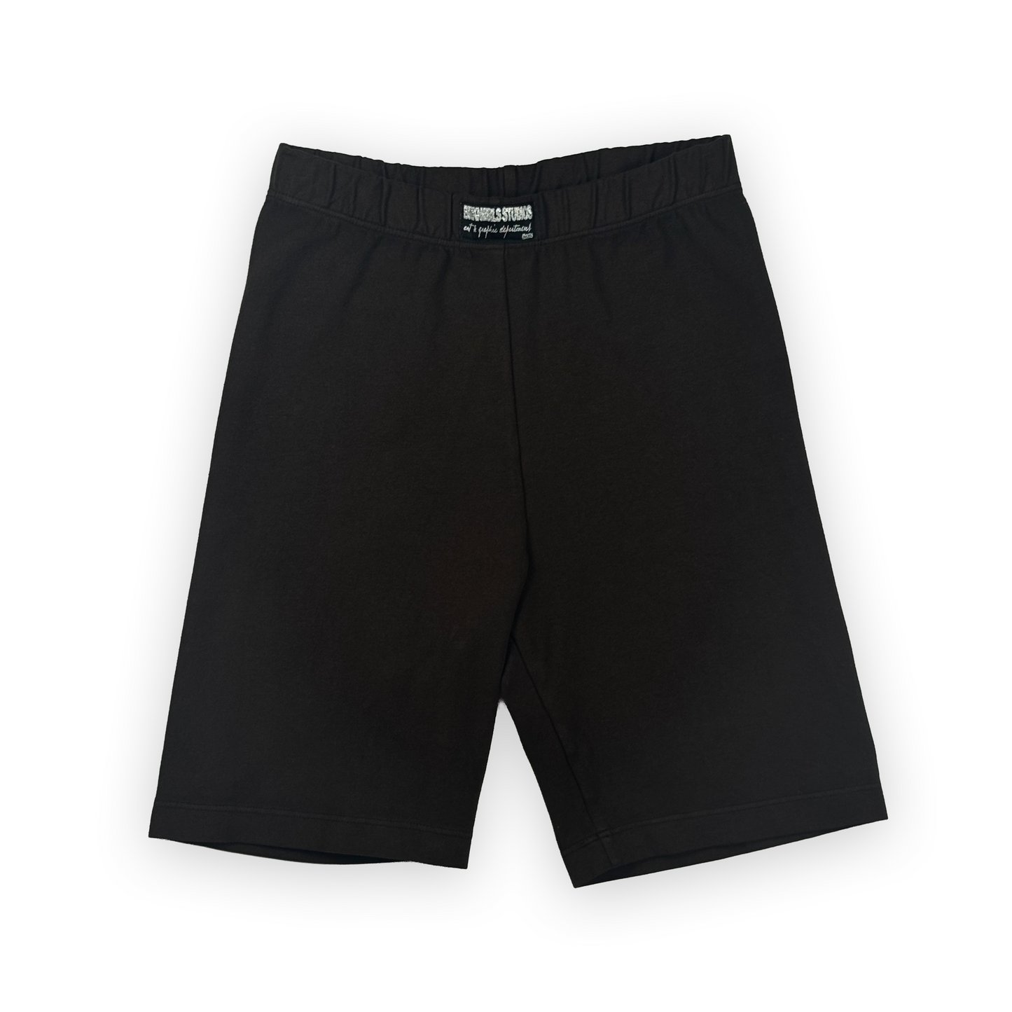 brown "biker" shorts