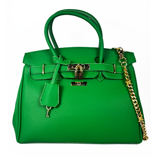 green "kelly" bag