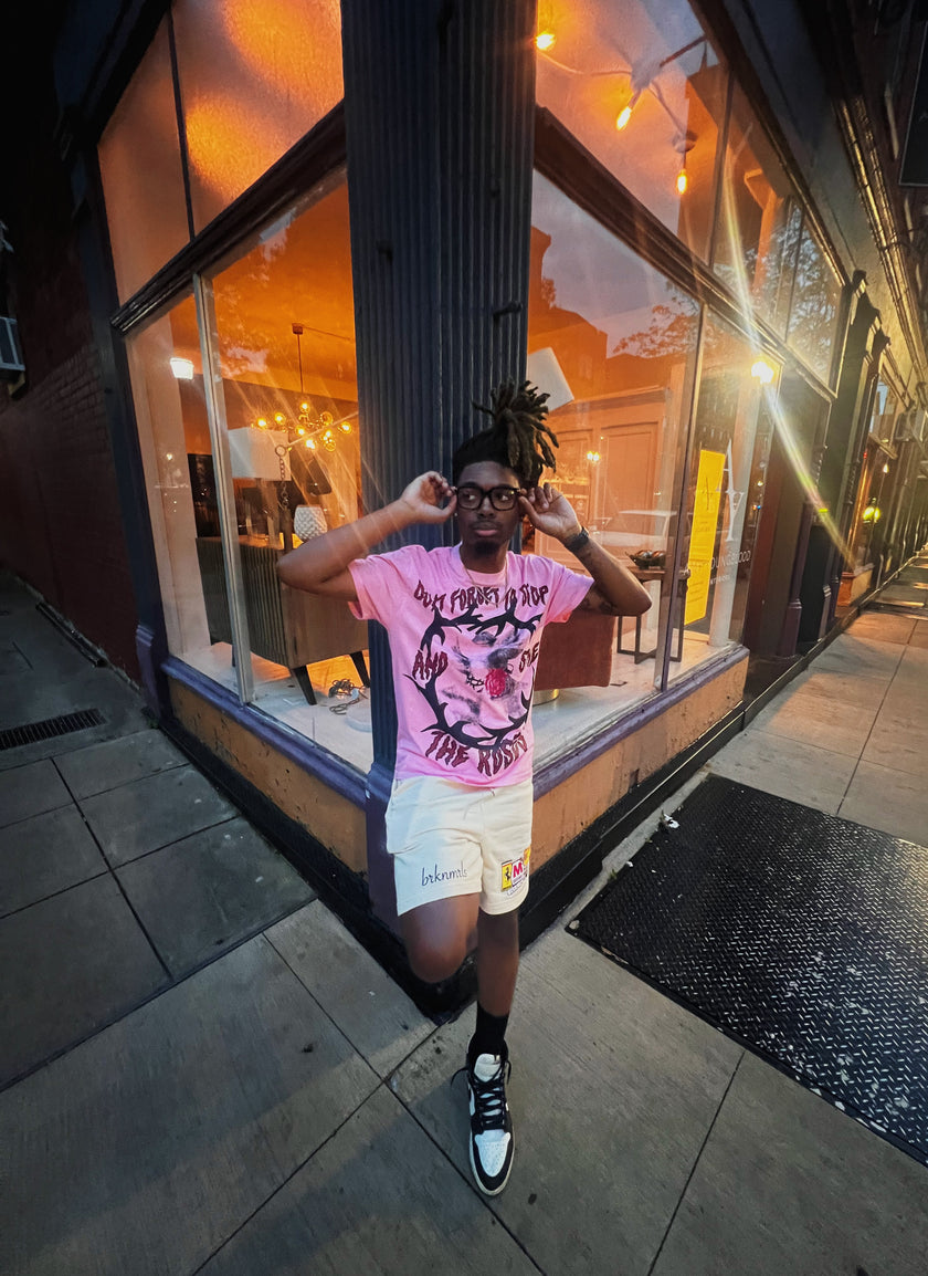 Pink "Rose" Tee