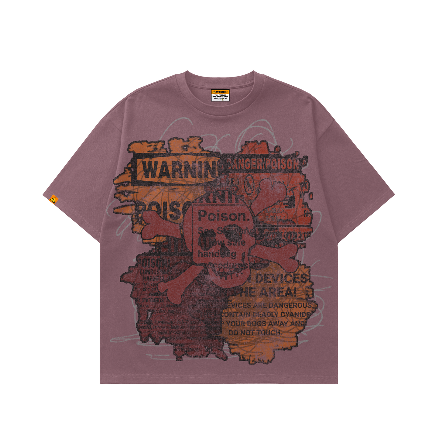 mauve "poison" tee