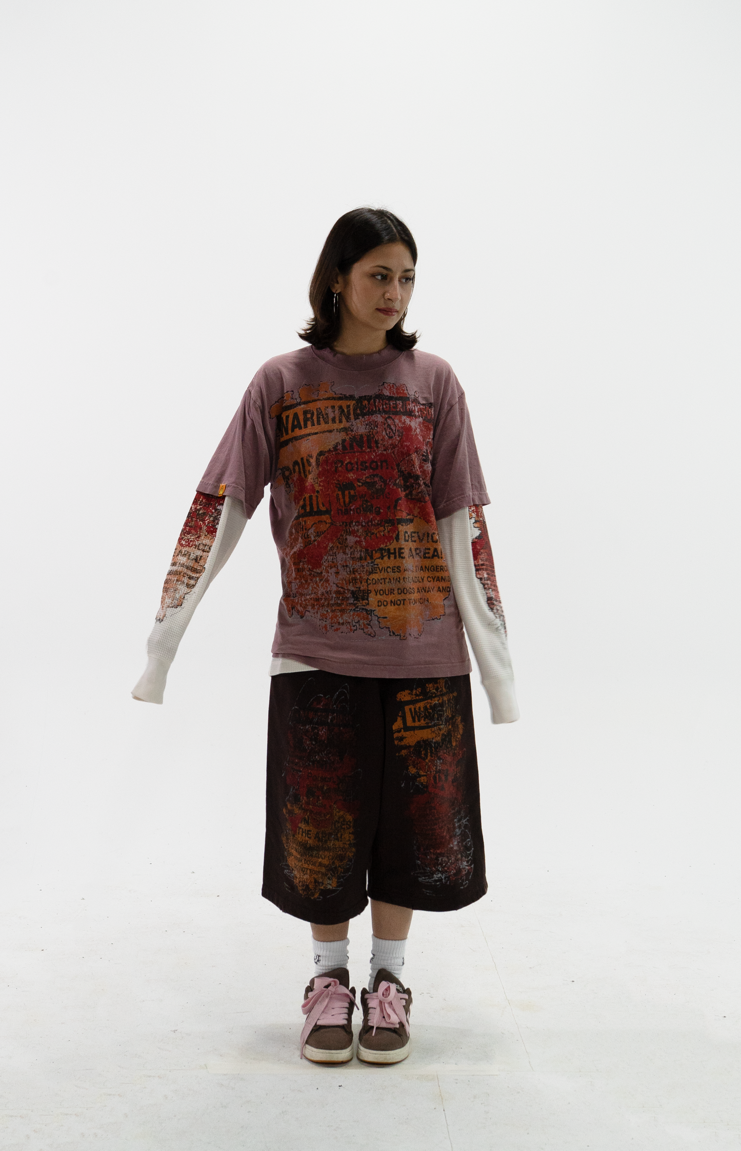 mauve "poison" tee