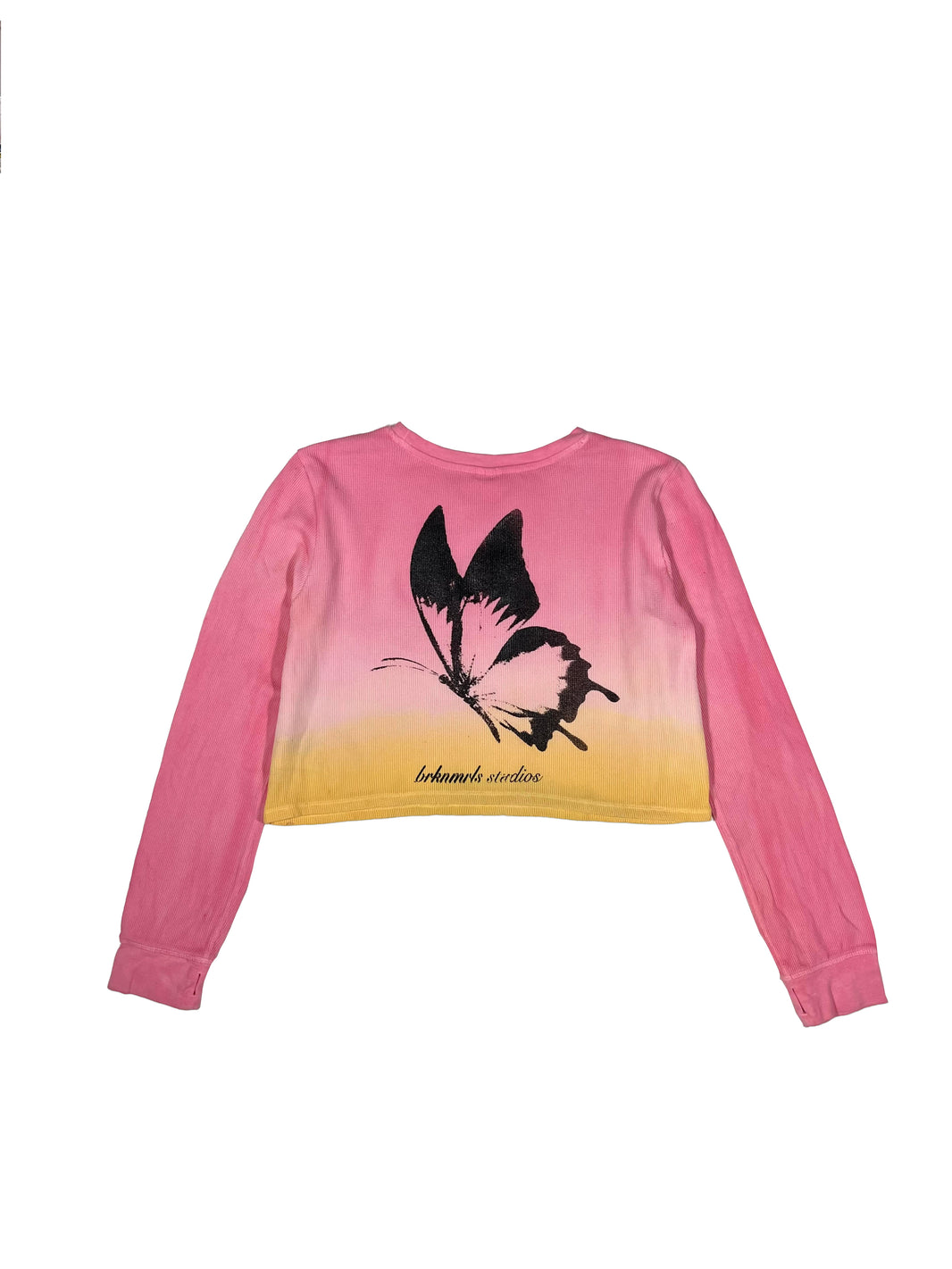 Sunset "Butterfly" Cropped Longsleeve