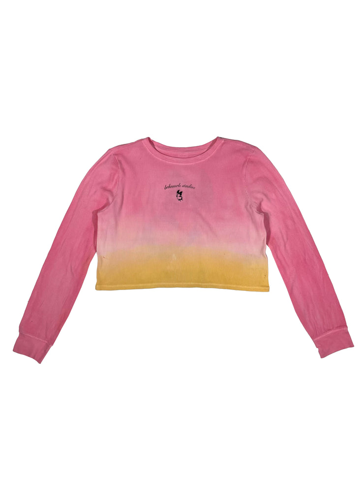 Sunset "Butterfly" Cropped Longsleeve