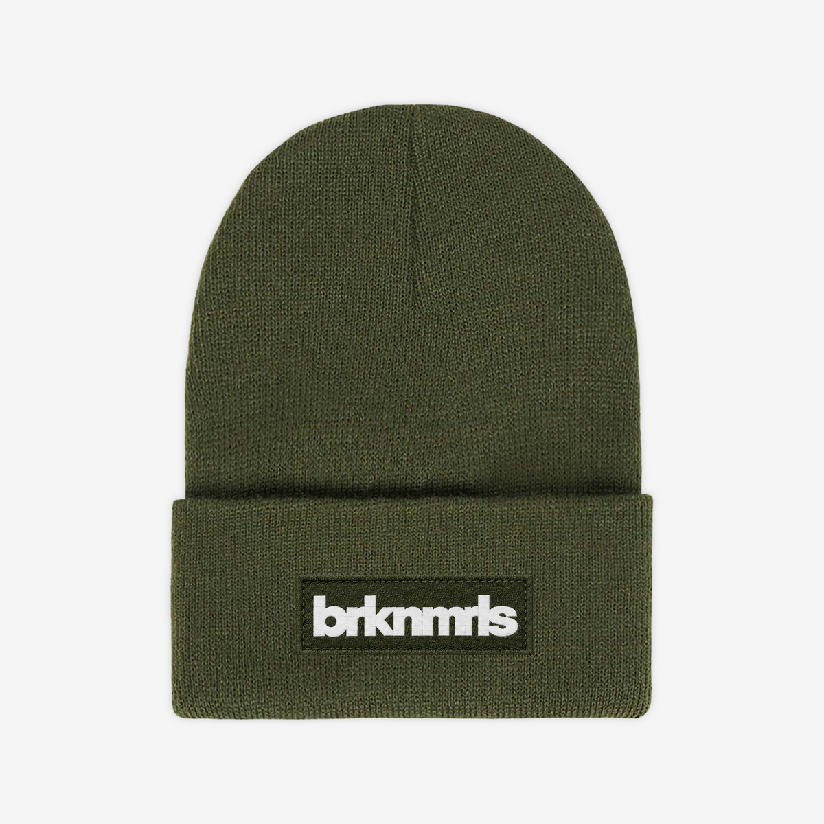 olive brknmrls beanie
