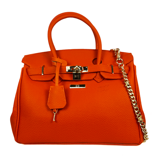 orange "kelly" bag