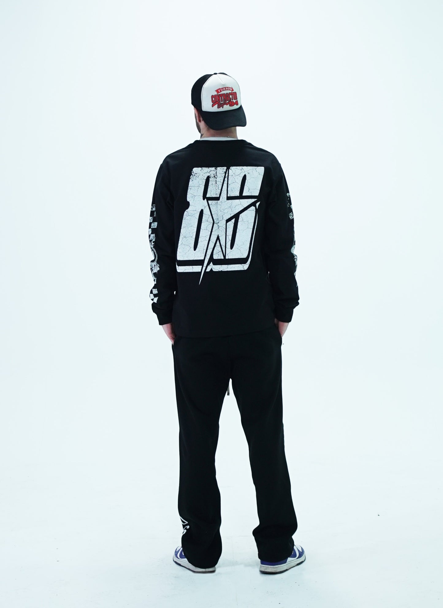 black "nascar" longsleeve