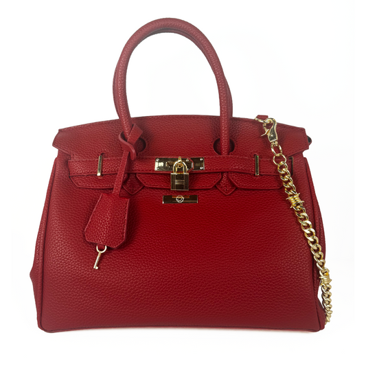 red "kelly" bag