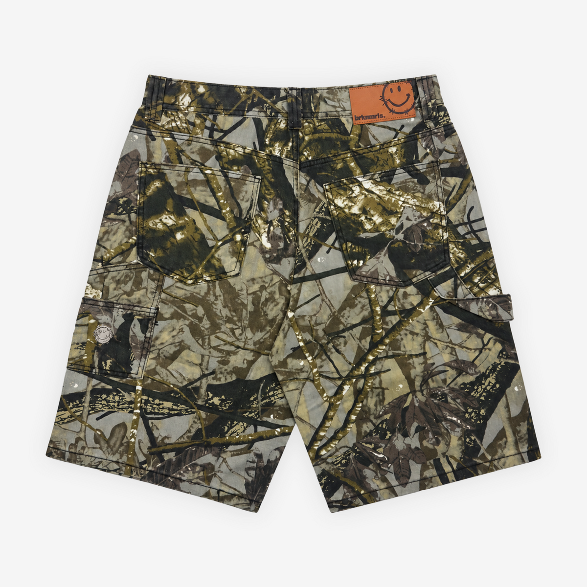 camo "double knee" carpenter shorts