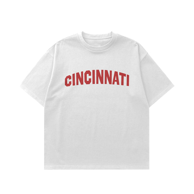 White "Bearcat " Tee