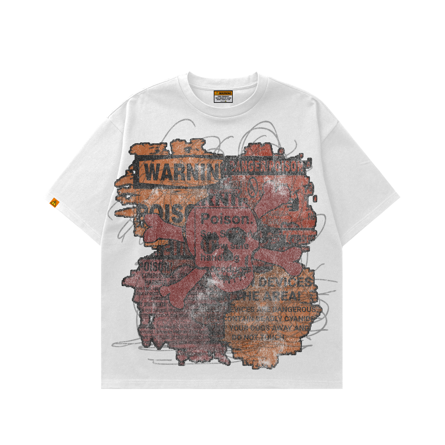 white "poison" tee
