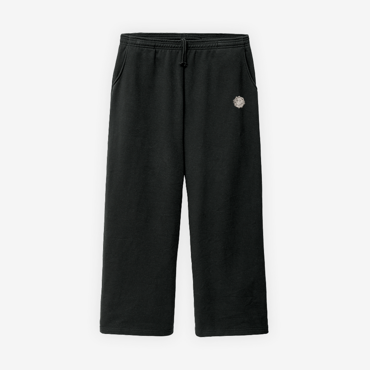 black "hardware" sweatpants
