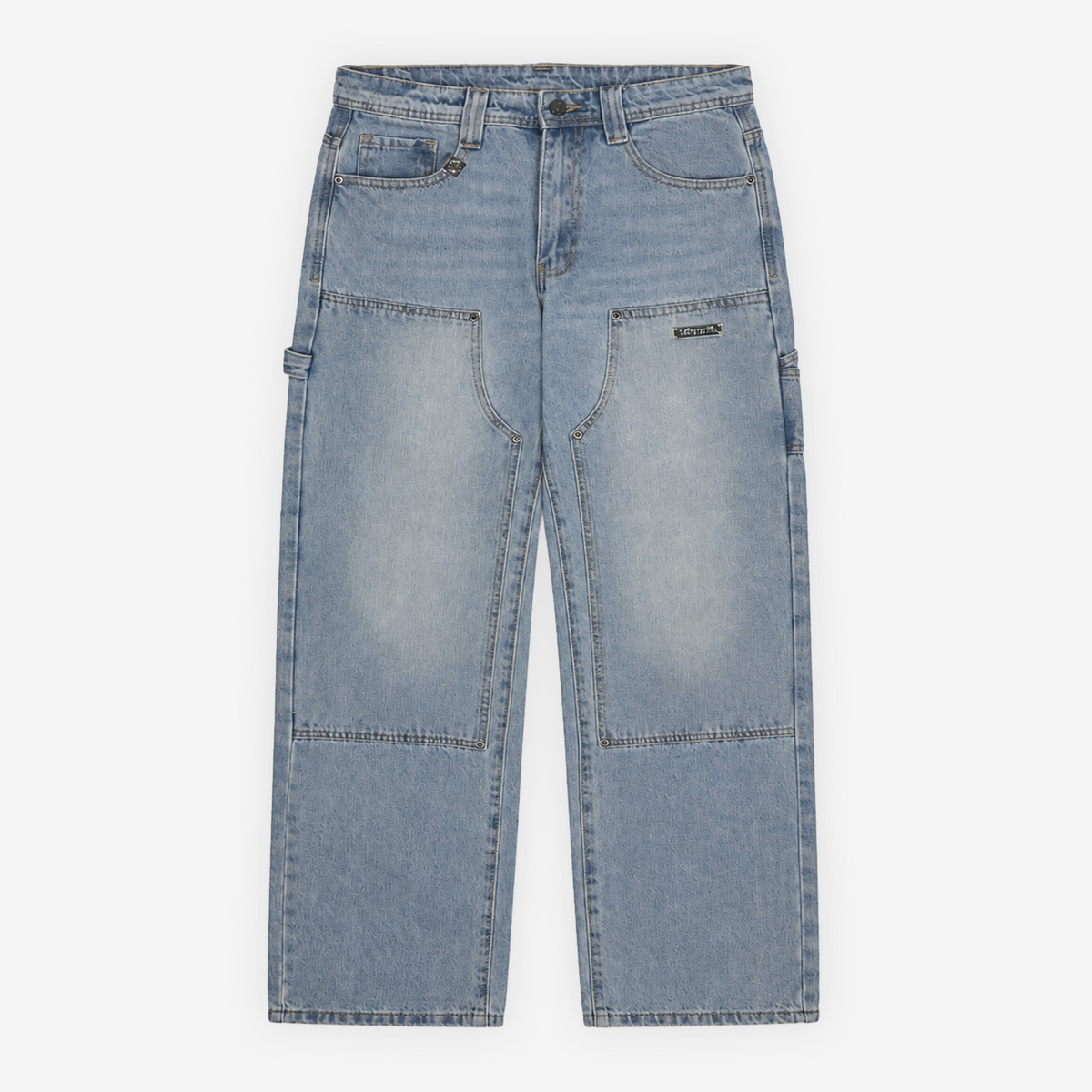 blue "double knee" carpenter jeans