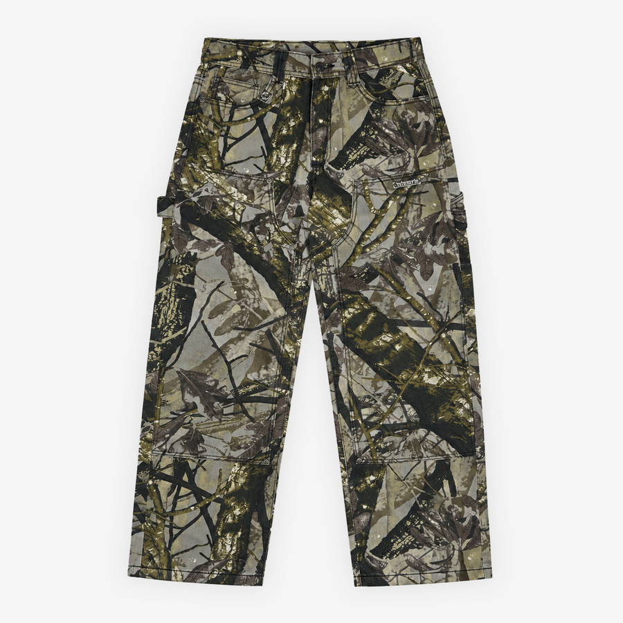 camo double knee carpenter jeans