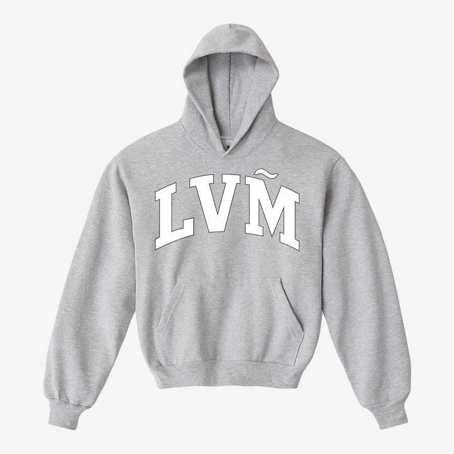 grey lvm hoodie