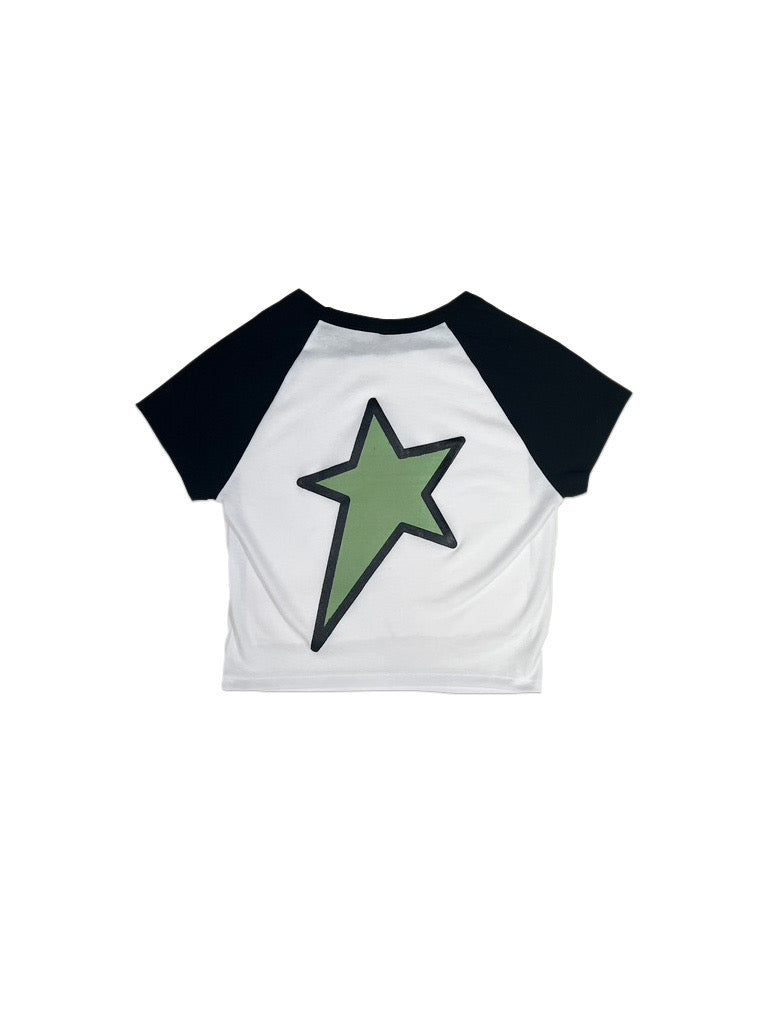 White "Star" Baby Tee